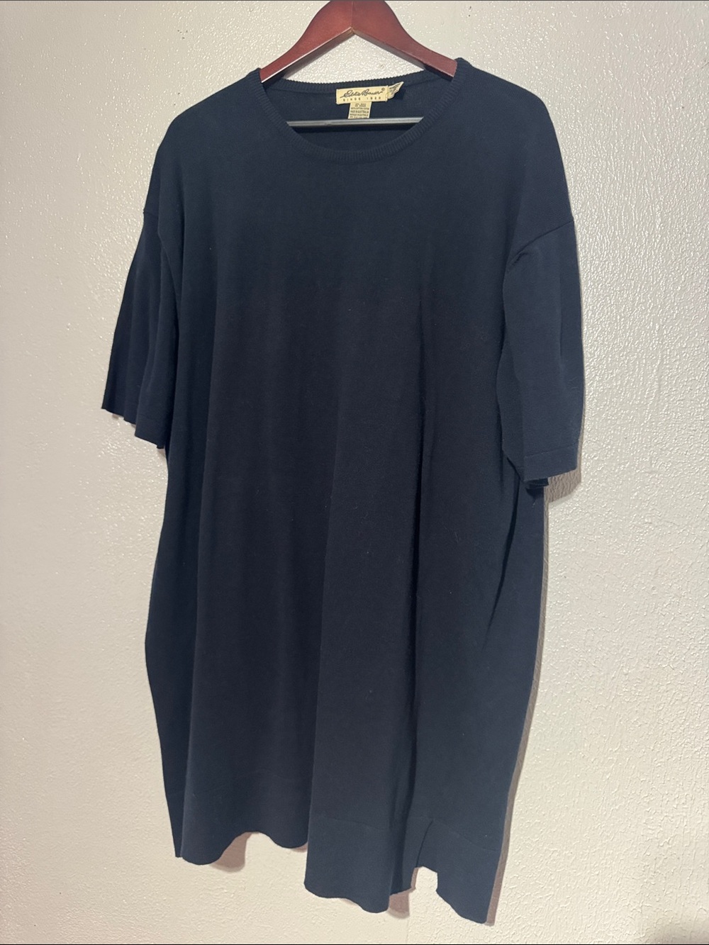 Vintage Eddie Bauer Navy T-Shirt Womens XL Tall Made in Australia Gorpcore